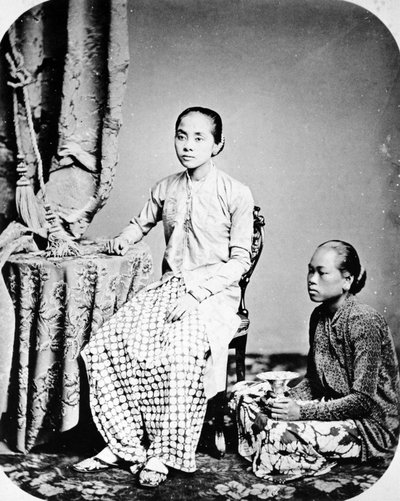 Rhaden Salehs Frau, Java, um 1872 von European Photographer